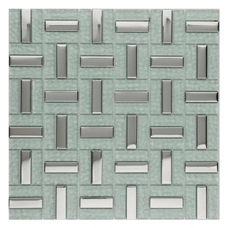 [พร้อมส่ง] HomeDoDee โมเสคแก้ว 30X30 ซม. กาล่าซิลเวอร์ ไวท์ โมเสค กระเบื้องโมเสค โมเสคแก้ว