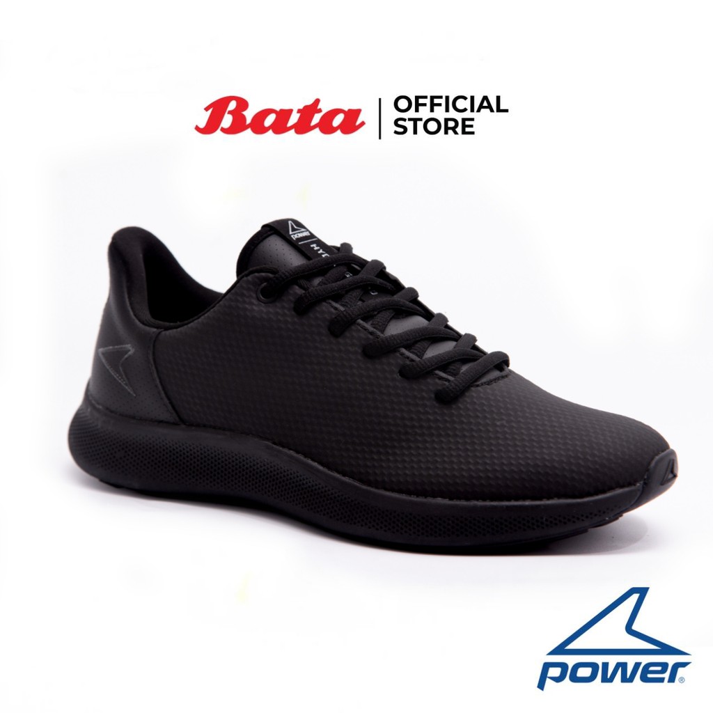 Bata Power รุ่น Trace Recess B (พาวเวอร์ เทรซ รีเซส บี) รองเท้าผ้าใบ สนีคเคอร์ กันน้ำ สำหรับผู้หญิง สีดำ - 5086747
