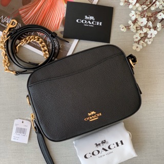 งานช้อปแท้ สะพายข้าง COACH SIGNATURE CANVAS CAMERA CROSS-BODY BAG