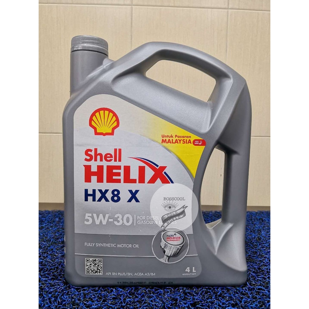 100 SHELL HELIX HX8 5W-30 FULLY SYNTHETIC ENGINE OIL 4L