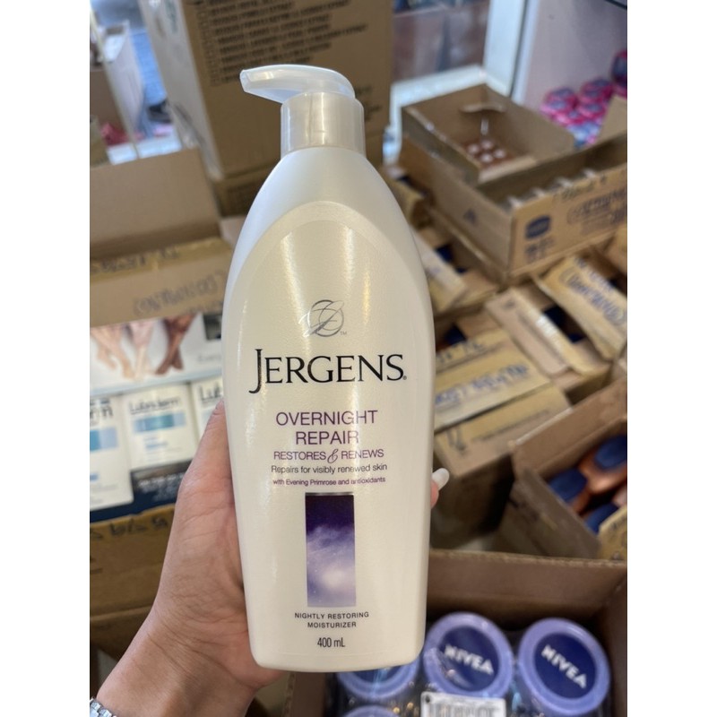 Jergens Overnight Repair 400ml.เจอร์เกนส์ โอเวอร์ไนท์ รีแพร์