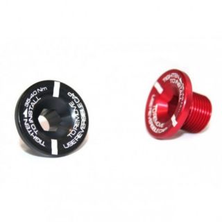 น๊อตขาจาน rotor 3d+/rex1 alloy drive side bolt สีแดง