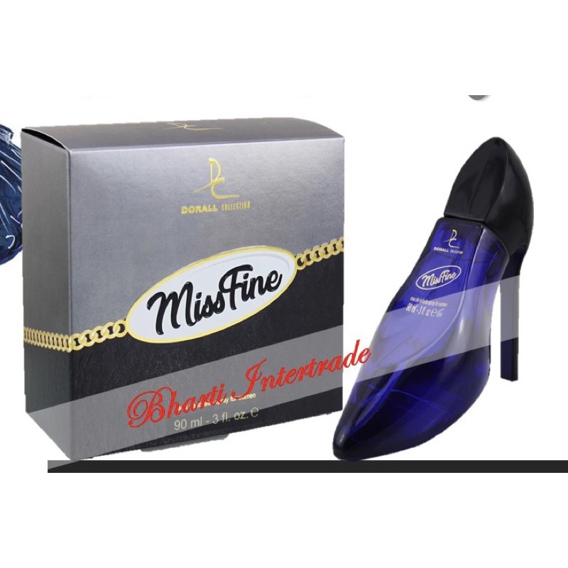 น้ำหอมนำเข้า ทรงรองเท้าส้นสูง DC MissFine 90ml.