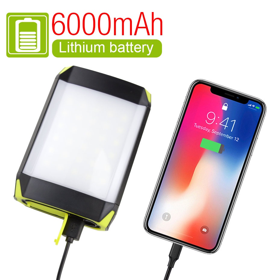 Hot StockFlasher Mobile Power Bank Flashlight USB Port Camping Tent ...