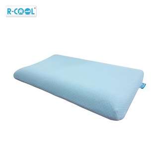 [พร้อมส่ง] HomeDoDee หมอนสุขภาพ R-COOL MEMORY FOAM BABE 29.5X49.5X10 ซม. สีฟ้า หมอน ถอยหมอน