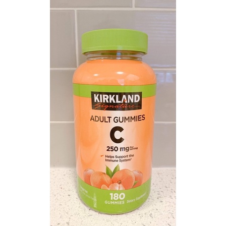 การันตีของแท้ 🇺🇸 Kirkland Adult Gummies Vitamin C 250mg 180เม็ด