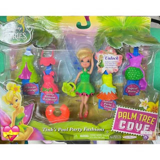 = พร้อมส่ง =  เซ็ตตุ๊กตาทิงเกอร์เบลล์ Disney Fairies Tinker Bell - Tinks Pool Party Fashions ของแท้ JAKKS Pacific/USA