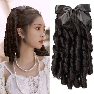 Wig Court Princess Spiral Retro Curly Curls Republic of China Wig