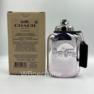 น้ำหอมแท้100% Coach new york platinum edp ขนาด 100 ml Tester