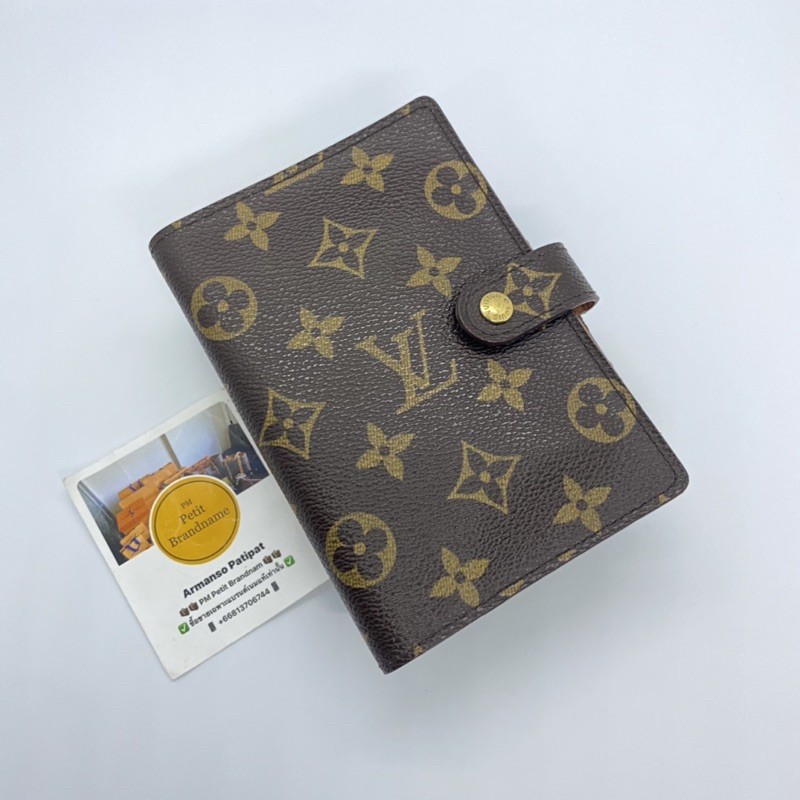 LV Agenda Cover Canvas Monogram ของแท้