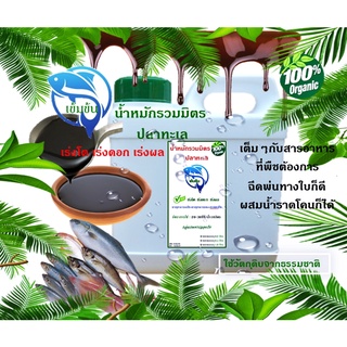 น้ำหมักปลาทะเล+สาหร่ายสกัด+อะมิโน  น้ำหมักชีวภาพ เข้มข้น ช่วยบำรุงต้น ดอก ผล พืชโตไว ใบเขียวหนา ไม่มีสารพิษตกค้าง