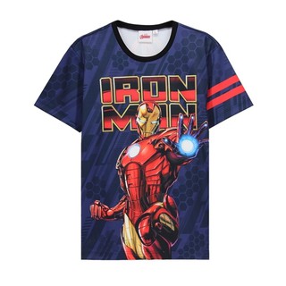 (พร้อมส่ง)✨เสื้อ เสื้อยืด Marvel ผ้าสคูบ้าสีสด คอกลม ลิขสิทธิ์แท้100%