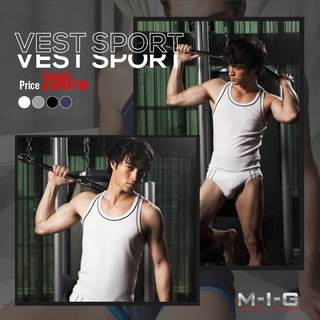 M-I-G Vest Sport เสื้อกล้ามเวสสปอร์ท mens underwear