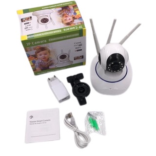 กล้องหุ่นยนต์ 3 เสาอากาศ Ip Wifi 360o 720p Yoosee System TOP Of The Line