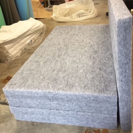 (ผลิตไทย)แผ่นซับเสียง ฉนวนกันเสียง PE Micro Fiber 60x120 ซม (by TNC Acoustic)