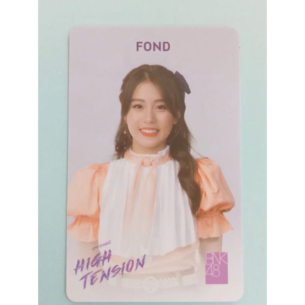 【 Music card 】ฟ้อนด์ FOND BNK48 (ไม่ขูด)