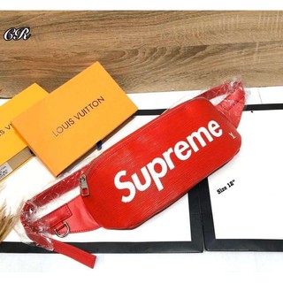 1 แถม 1 กระเป๋าคาดอกsupreme ขนาด12นิ้ว (แถมกระเป๋าสตางค์มูลค่า 690)