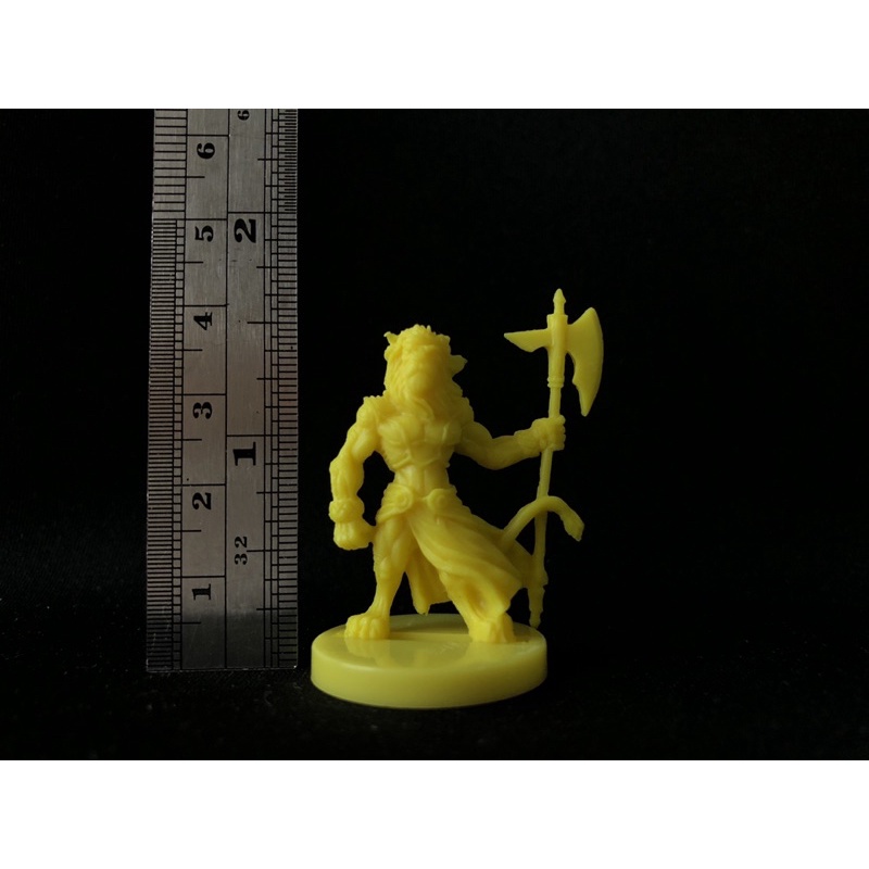 Miniature heroes of land, air & sea (unpainted/ยังไม่ระบายสี) : Warrior of lionkin