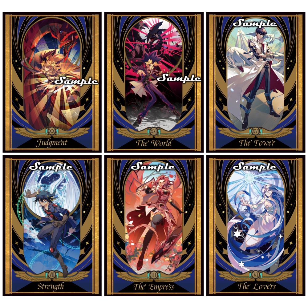 ซองใส่การ์ด Doujin Sleeve Yu-Gi-Oh! Tarot ver. : Mutou Yugi, Kaiba Seto, Kisara, Fudo Yusei, Akiza I