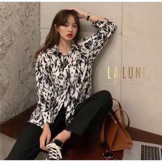 LALUNE🧡เสื้อเชิ้ตคอปกแขนยาวเกรดพรีเมียมเสื้อแฟชั่นผู้หญิง