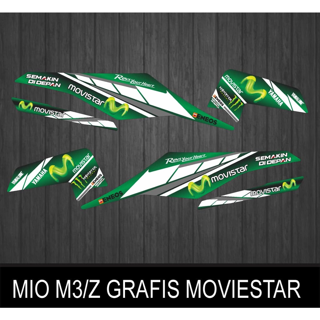 YAMAHA MIO M3 Z VARIATION STRIPING สติ๊กเกอร์ MOVIESTAR GRAPHICS