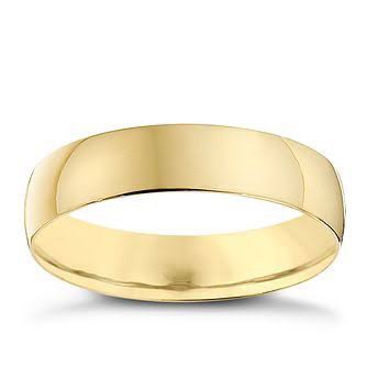 Princely แหวนทองแท้ 9K รุ่นRG0002 แหวนเกลี้ยง4มิล