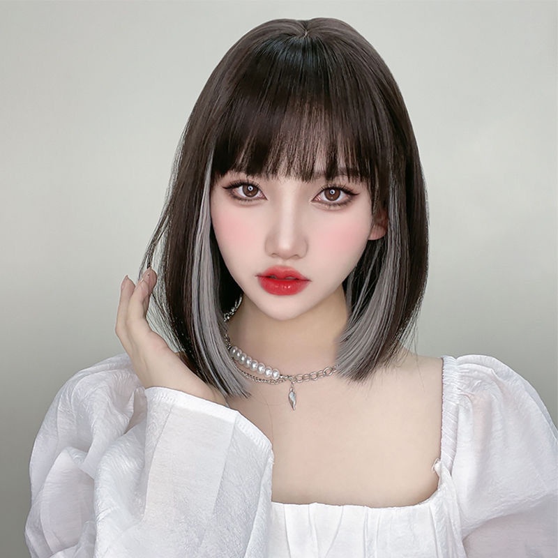 วิกผมผู้หญิง วิกผมไฮไลท์ วิกผมบ๊อบ ผมสั้น ยาว