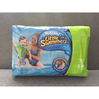 Huggies กางเกงผ้าอ้อมว่ายน้ำ แพมเพิสว่ายน้ำ รุ่น Little Swimmers ไซส์ S **แยกขายเป็นชิ้น**