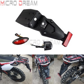 Multi Function 3 In 1 Lamp Motorcycle Rear Fenders Mudguard LED Brake Light Turn Light Accessories for Yamaha Honda T2 R