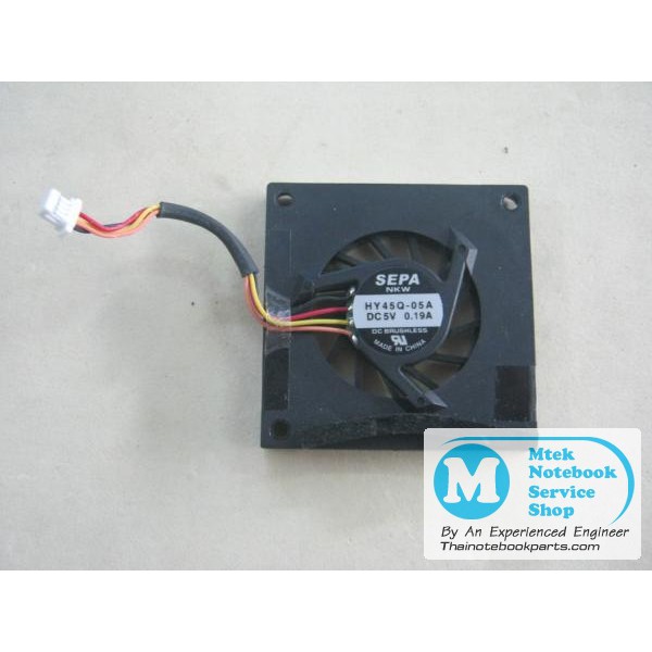 พัดลมระบายความร้อนโน๊ตบุ๊ค Asus EeePC 700, 701, 900, 901, 1000 - HY45Q-05A Cooling Fan มือสอง