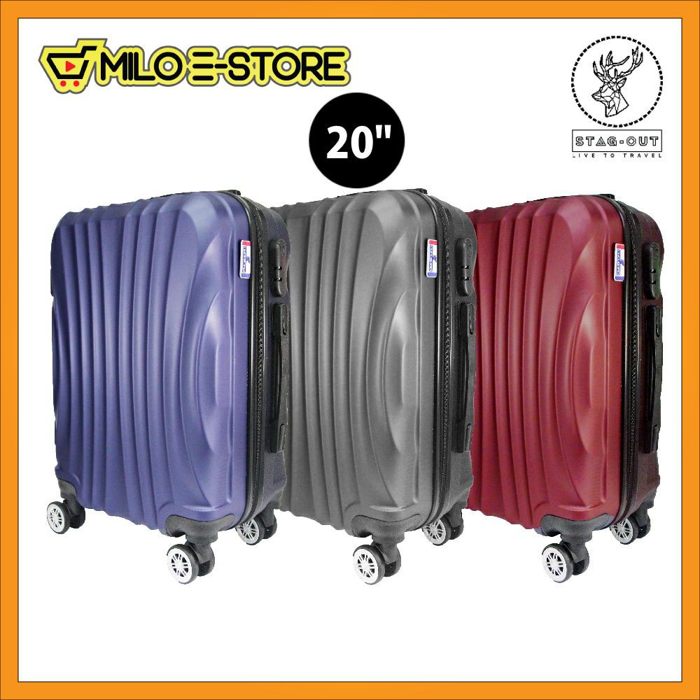 [Stag-Out] Amex Lite Cabin ขนาด 20"ABS Hardcase Ultralight Travel กระเป๋าเดินทาง Cabin