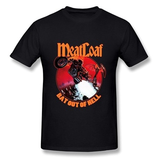 ขายดี!เสื้อยืดลําลอง สําหรับผู้ชาย แขนสั้น คอกลม พิมพ์ลาย Bat Out Of Hell สีดํา เหมาะกับการเล่นกีฬา DCjdah81KOflbg18S-5X