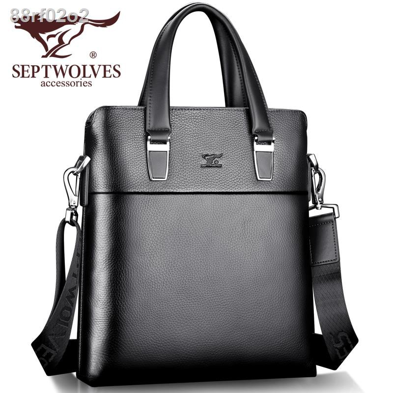 ป้องกันการสั่นสะเทือนและการบีบอัดสไตล์สบาย ๆSeven Wolves กระเป๋าถือ ...