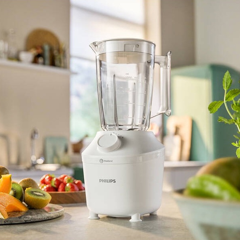 Philips เครื่องปั่นเอนกประสงค์ รุ่น HR2041/10 กำลังไฟ 450 วัตต์ ขนาด 1.9 ลิตร พร้อมโถบดแห้ง - รูปที่ 4