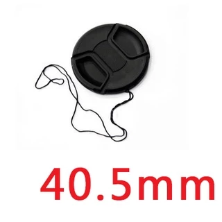 ฝาปิดหน้าเลนส์ พร้อมเชือกป้องกันการสูญหาย Lens Cap No Logo ใช้กับเลนส์ได้ทุกค่าย ขนาด 37 - 95 mm