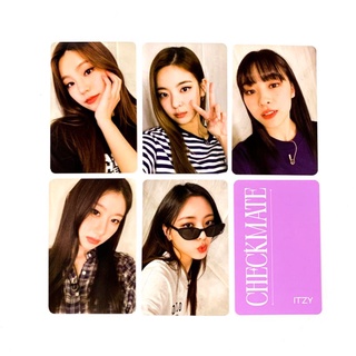 [sharing] Itzy อัลบั้มรูปภาพ ขนาดเล็ก - CHECKMATE Photocard Benefit Ktown4U Makestar Appmus