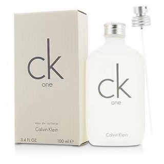 น้ำหอมแท้ แบ่งขาย กดจากขวดใหญ่ CALVIN KLEIN CK ONE EDT &amp; CK BE EDT EAU DE TOILETTE SPRAY 100ml