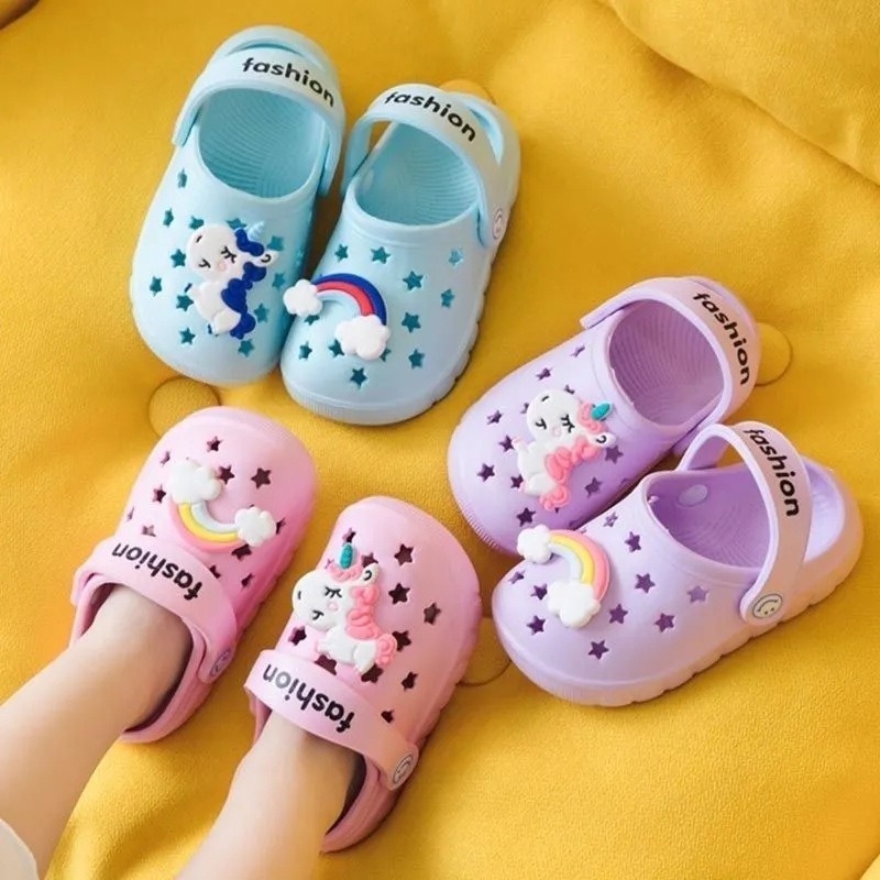 รองเท้าหลุม2022 New Children Kids Baby Boys Girls Mules Clogs Summer ...