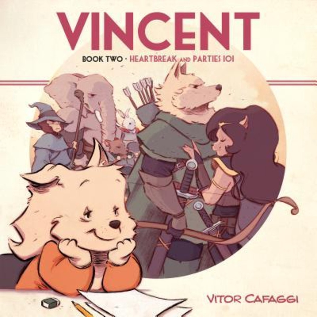 Vincent Book Two : Heartbreak และงานปาร์ตี้ 101 โดย Vitor Safaggi (ฉบับสหรัฐอเมริกาปกอ่อน)