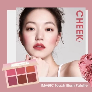 Imagic Blush On Palette 6 สีนู้ดธรรมชาติสําหรับปรับแสง