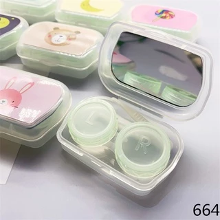 【HOMUHOME ホーム】ตลับคอนแทคเลนส์ ที่ใส่คอนแทคเลนส์ (คละสี คละลาย) ถูกที่สุด ADSX EYE1 EYE