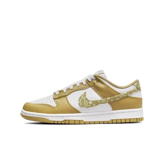 ของแท้ 100% Nike SB Dunk Low ESS Yellow Barley Paisley