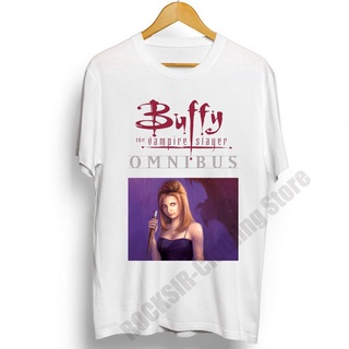 [COD]เสื้อยืดแขนสั้น พิมพ์ลาย Tv Buffy The Vampire Slayer สีขาว สไตล์ฮิปฮอป แฟชั่นฤดูร้อน สําหรับผู้ชาย