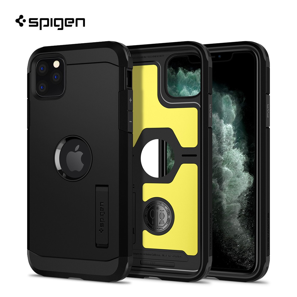 [ของแท้+ส่งฟรี] SPIGEN เคส iPhone 11 Pro Max [TOUGH ARMOR] เคสกันกระแทก, เคสขาตั้ง