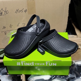 รองเท้าแตะลำลองแฟชั่น สไตล์ Crocs LiteRide Clog  สุดฮิต น้ำหนักเบา ใส่สบาย พร้อมส่ง