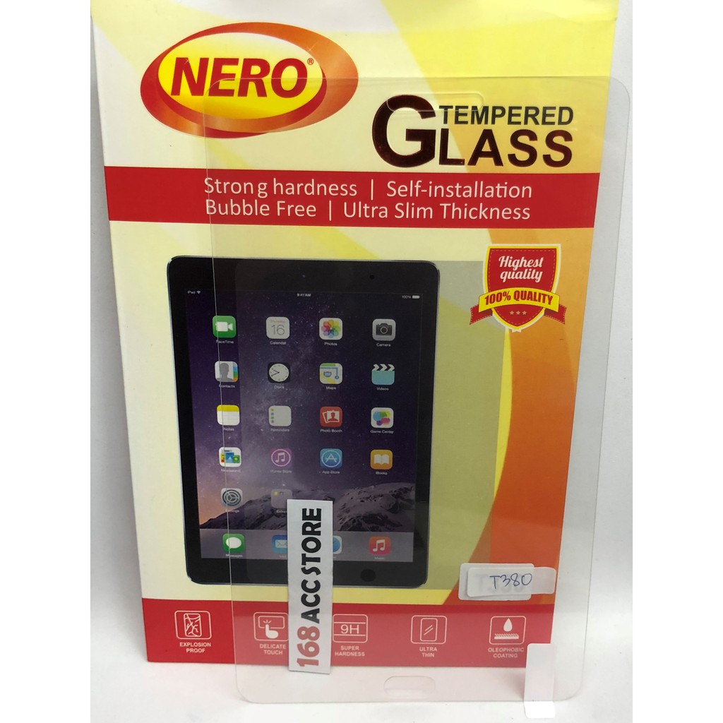 TEMPERED GLASS / ANTI-SCRATCH GLASS SAMSUNG TAB A7 / TAB A 8INC 2017 / T380 / T385 NER