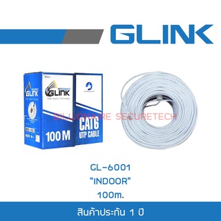 GLINK CAT6 UTP CABLE INDOOR 100m. รุ่น GL6001 / GL-6001 BY Billionaire Securetech