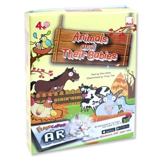 Flash Cards Animals and Their Babies - บัตรภาพคำศัพท์ภาษาอังกฤษ สัตว์ตอนที่ยังเป็นตัวเล็ก (3+ ขวบ)