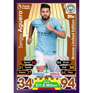 การ์ด Match Attax 2017/18-LE2B