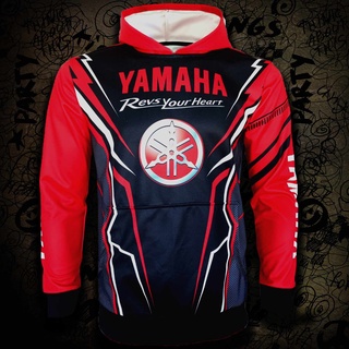 เสื้อฮู้ดดี้ ยามาฮ่า Hoodie Yamaha เสื้อฮู้ด Yamaha Revs Your Heart #MG0056 ฮู้ดดี้-ลายพิมพ์ (เสื้อฮู้ด,สวมหัว)